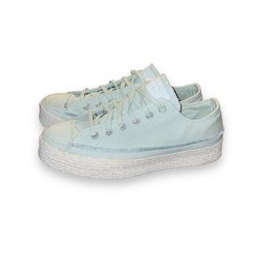 Women’s Teal green Converse.